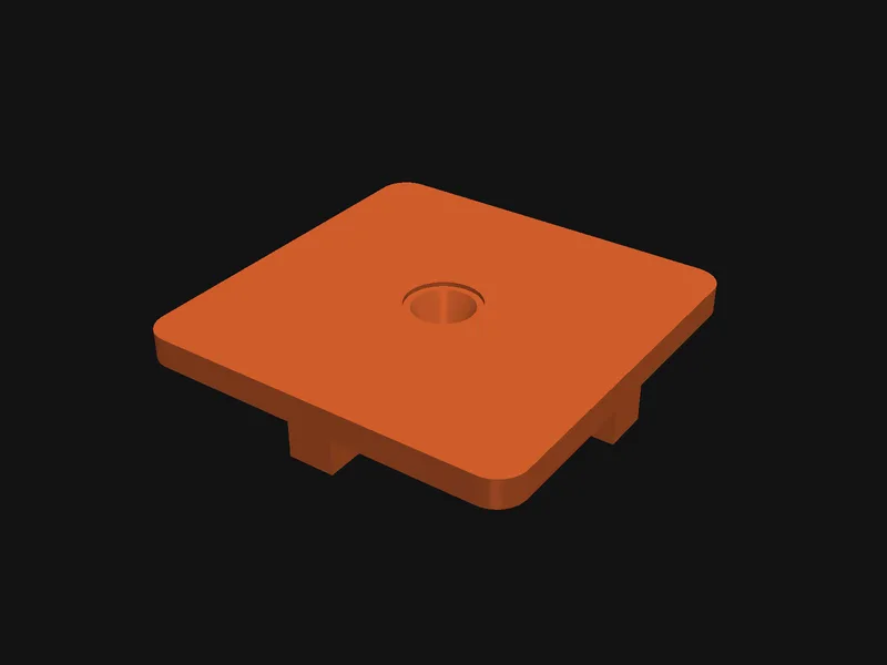 Printed corner locator