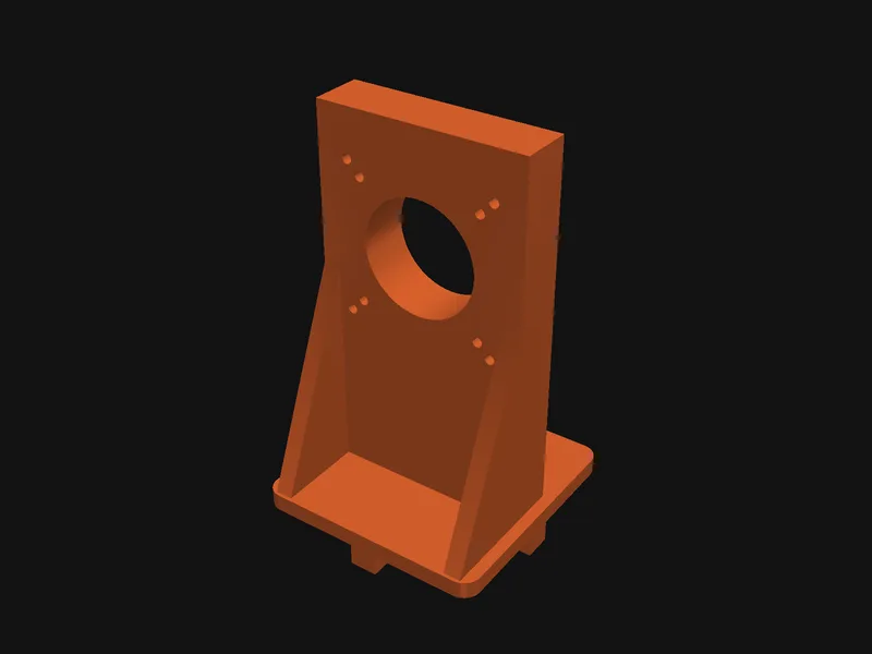 Printed camera holder